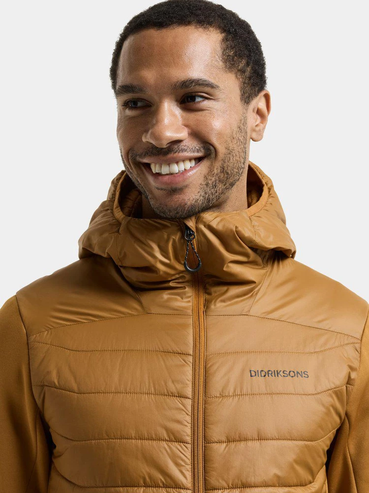 Didriksons vyriška hibridinė striukė FIELD USX HYBRID JKT - Spice Brown (Išankstinis užsakymas)
