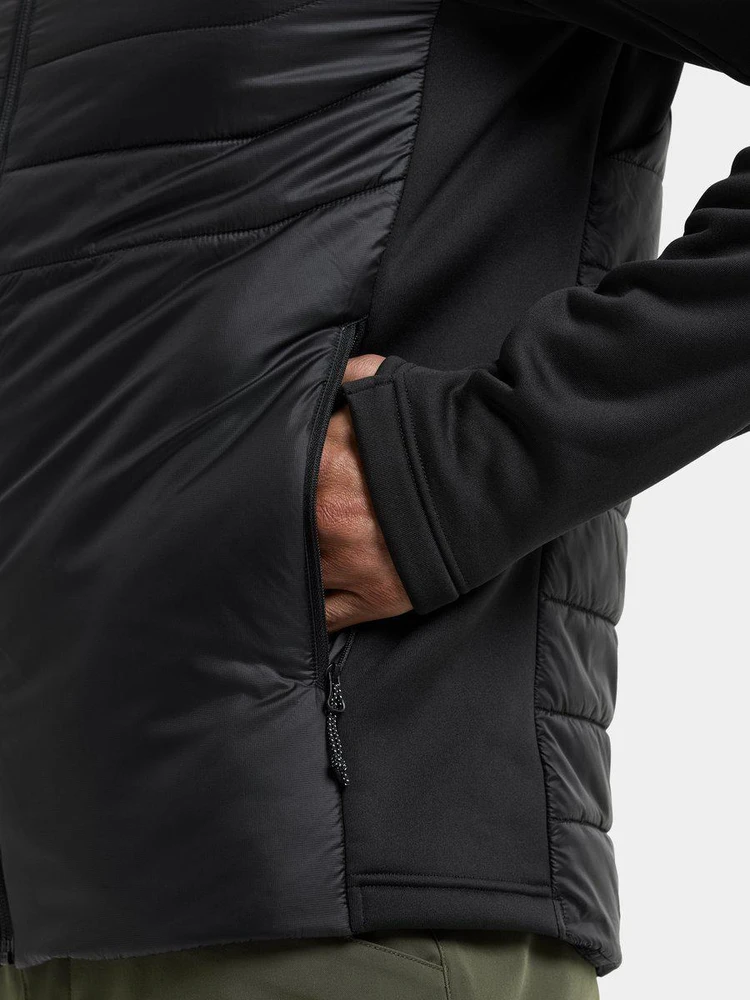 Didriksons vyriška hibridinė striukė FIELD USX HYBRID JKT - Juodas (Išankstinis užsakymas)