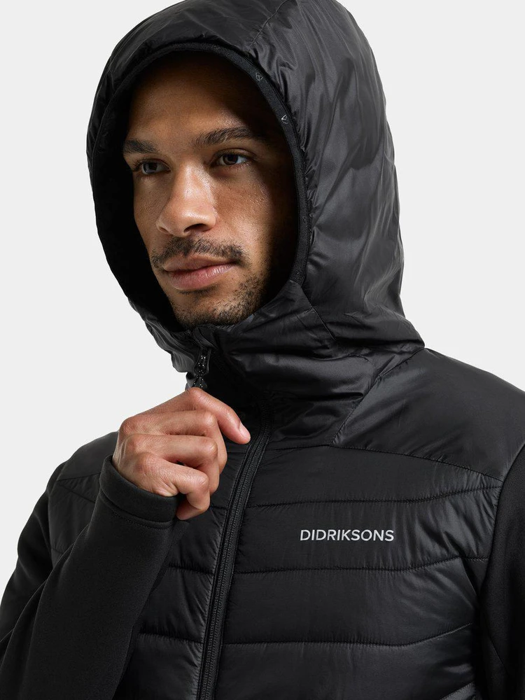 Didriksons vyriška hibridinė striukė FIELD USX HYBRID JKT - Juodas (Išankstinis užsakymas)