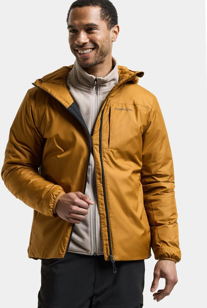 Didriksons vyriška lengva šiltinta striukė MILIK USX JKT - Spice Brown (Išankstinis užsakymas)