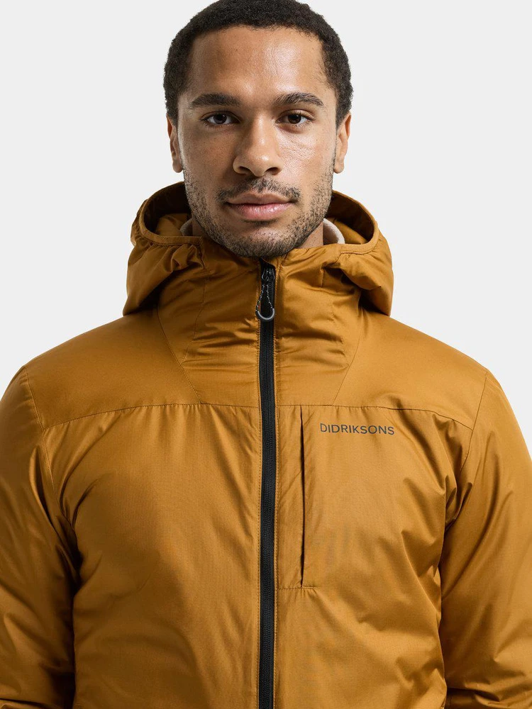 Didriksons vyriška lengva šiltinta striukė MILIK USX JKT - Spice Brown (Išankstinis užsakymas)