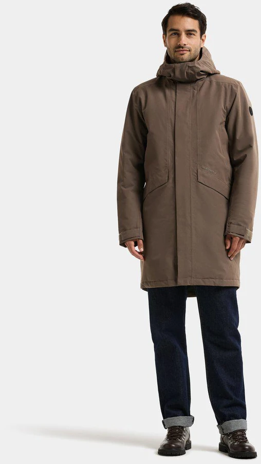 Didriksons vyriška parka KENNY USX PARKA 9 - Mocha Brown (Išankstinis užsakymas)
