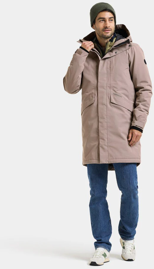 Didriksons vyriška parka KENNY USX PARKA 9 - Ash Brown (Išankstinis užsakymas)
