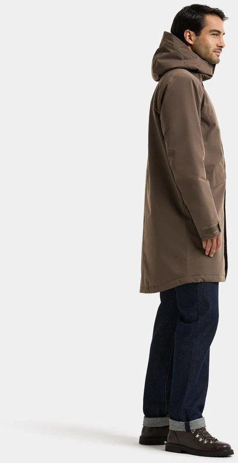 Didriksons vyriška parka KENNY USX PARKA 9 - Mocha Brown (Išankstinis užsakymas)