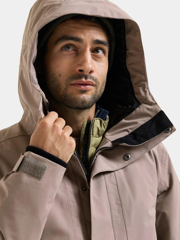 Didriksons vyriška parka KENNY USX PARKA 9 - Ash Brown (Išankstinis užsakymas)