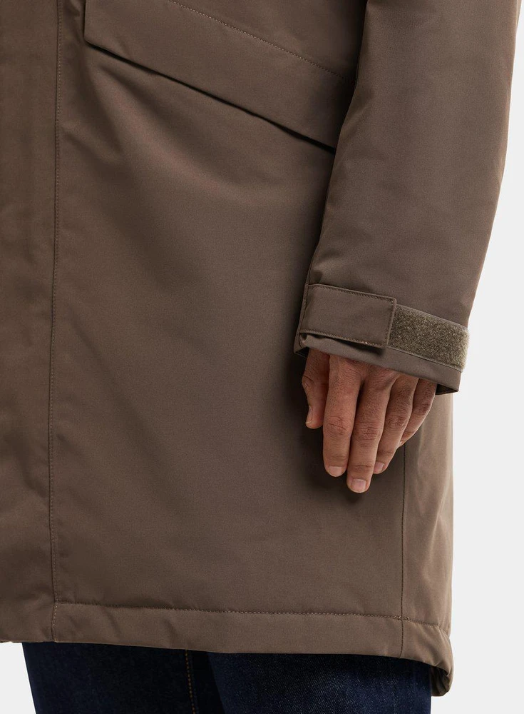 Didriksons vyriška parka KENNY USX PARKA 9 - Mocha Brown (Išankstinis užsakymas)