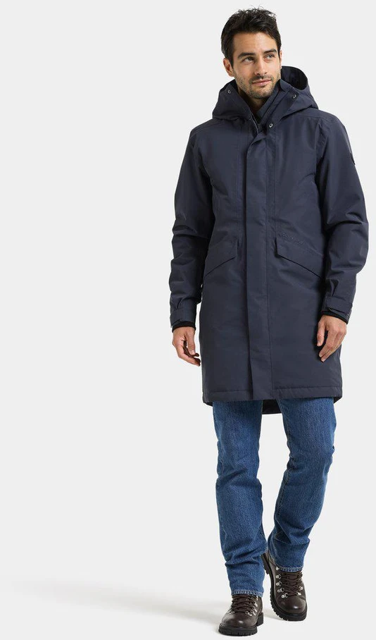 Didriksons vyriška parka KENNY USX PARKA 9 - Dark Night Mėlyna (Išankstinis užsakymas)