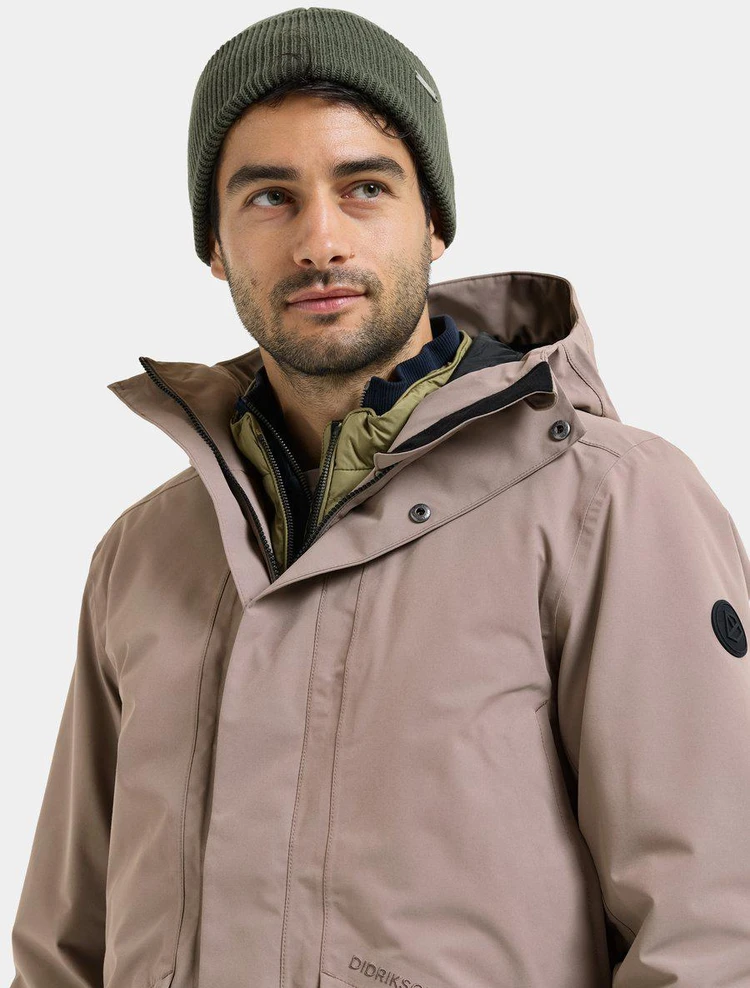 Didriksons vyriška parka KENNY USX PARKA 9 - Ash Brown (Išankstinis užsakymas)