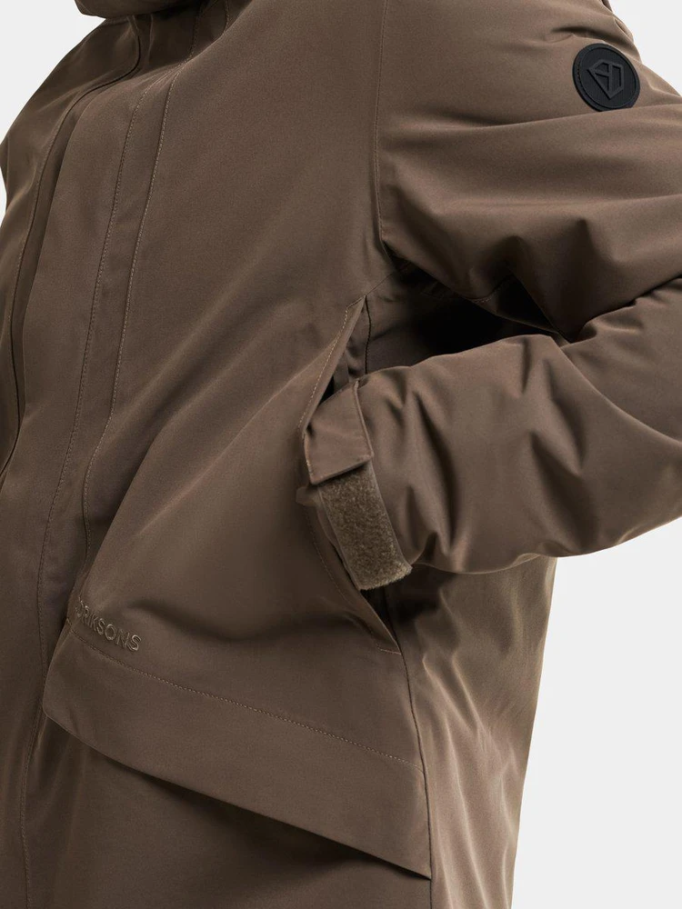 Didriksons vyriška parka KENNY USX PARKA 9 - Mocha Brown (Išankstinis užsakymas)