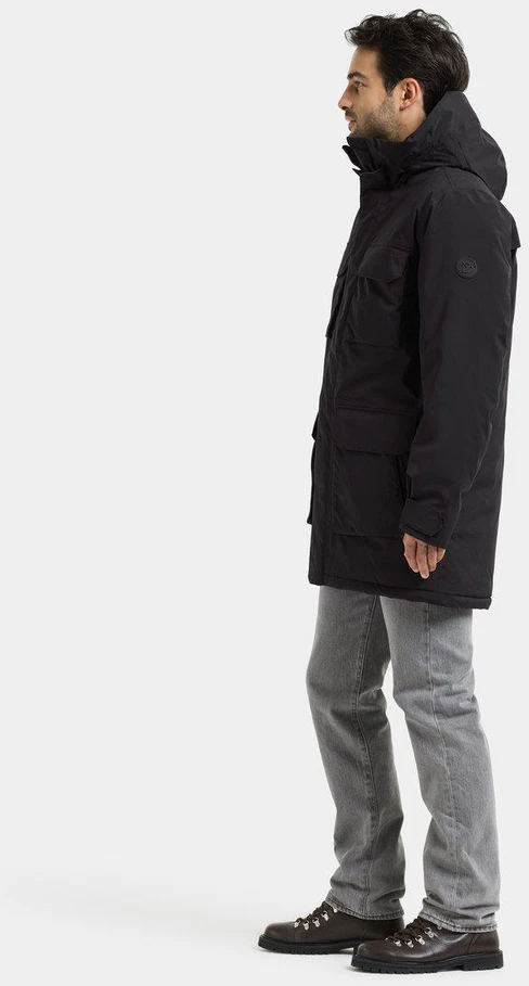 Didriksons vyriška žieminė parka AIDEN USX PARKA 2 - Juodas (Išankstinis užsakymas)