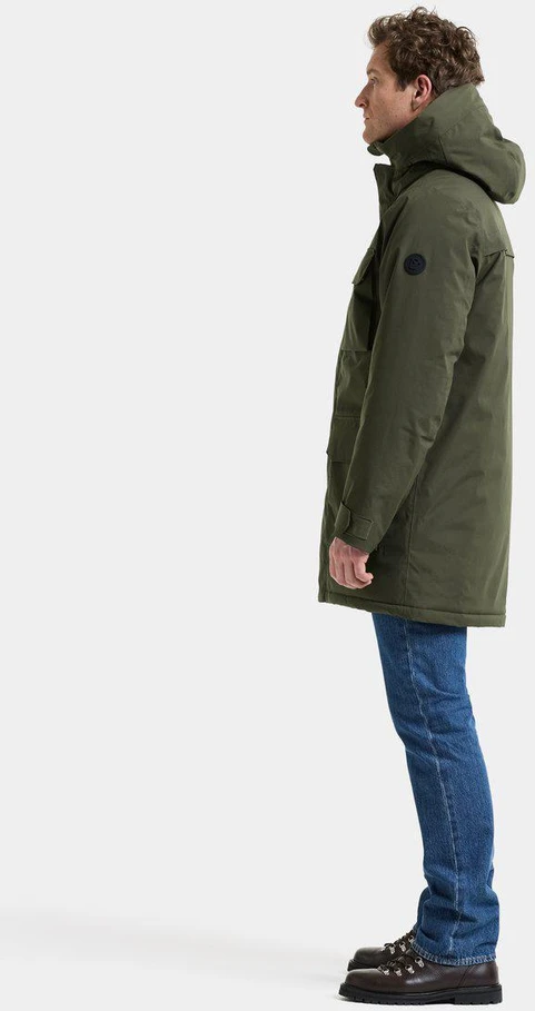 Didriksons vyriška žieminė parka AIDEN USX PARKA 2 - Deep Žalias (Išankstinis užsakymas)