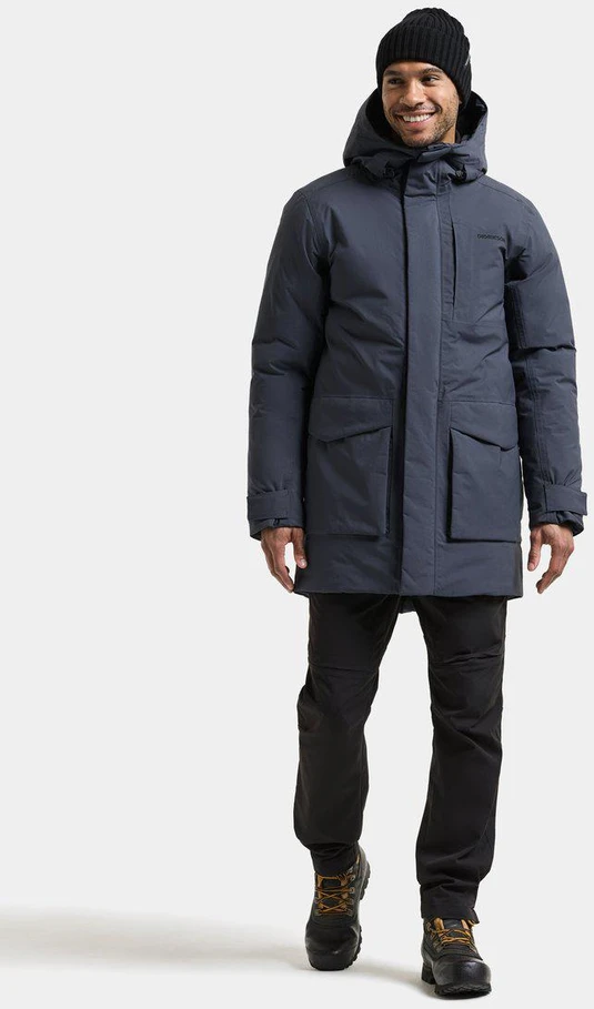 Didriksons vyriška žieminė parka AKILLES USX PARKA 3 - Sleepy Mėlyna (Išankstinis užsakymas)