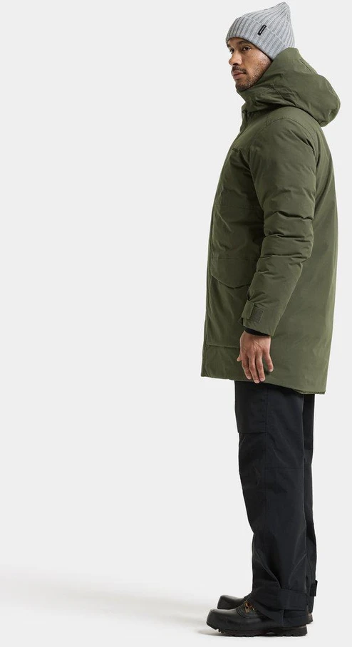 Didriksons vyriška žieminė parka AKILLES USX PARKA 3 - Deep Žalias (Išankstinis užsakymas)
