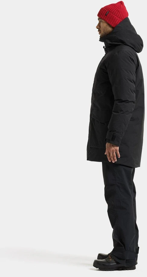 Didriksons vyriška žieminė parka AKILLES USX PARKA 3 - Juodas (Išankstinis užsakymas)