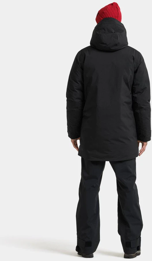 Didriksons vyriška žieminė parka AKILLES USX PARKA 3 - Juodas (Išankstinis užsakymas)