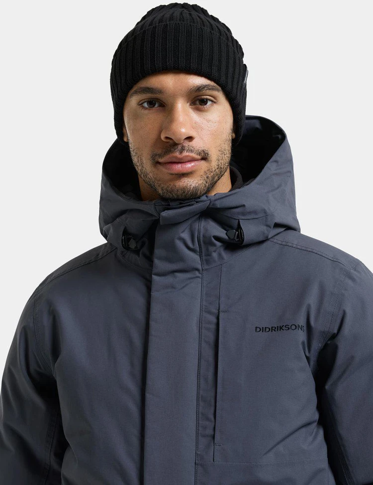 Didriksons vyriška žieminė parka AKILLES USX PARKA 3 - Sleepy Mėlyna (Išankstinis užsakymas)