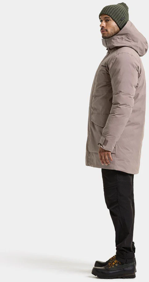Didriksons vyriška žieminė parka AKILLES USX PARKA 3 - Ash Brown (Išankstinis užsakymas)