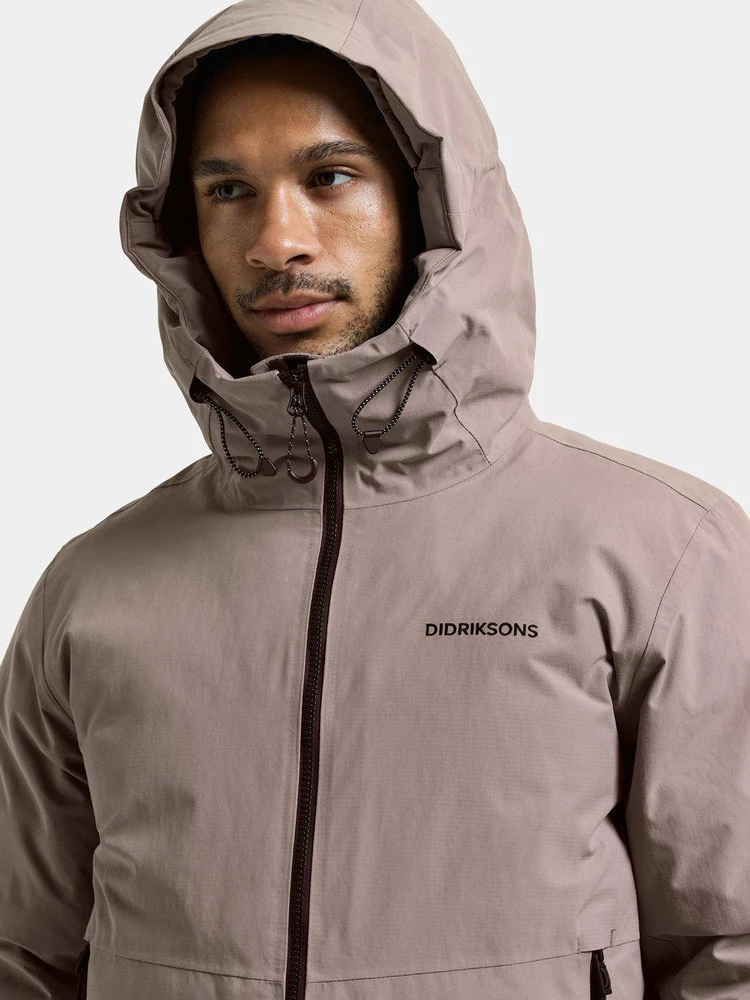 Didriksons vyriška žieminė parka TEMPEST USX PARKA - Ash Brown (Išankstinis užsakymas)