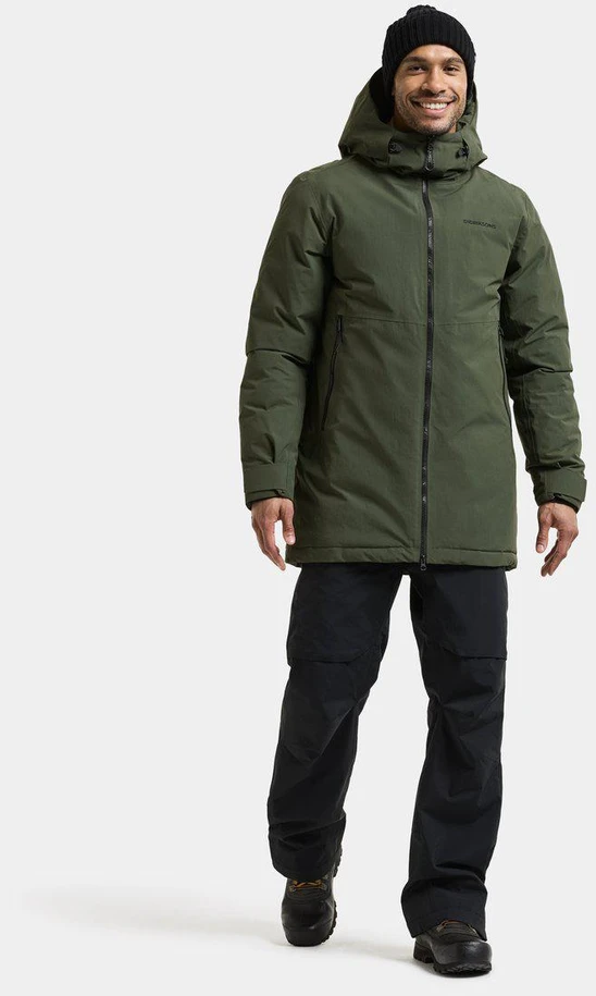Didriksons vyriška žieminė parka TEMPEST USX PARKA - Deep Žalias (Išankstinis užsakymas)