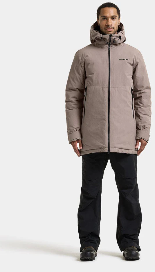 Didriksons vyriška žieminė parka TEMPEST USX PARKA - Ash Brown (Išankstinis užsakymas)