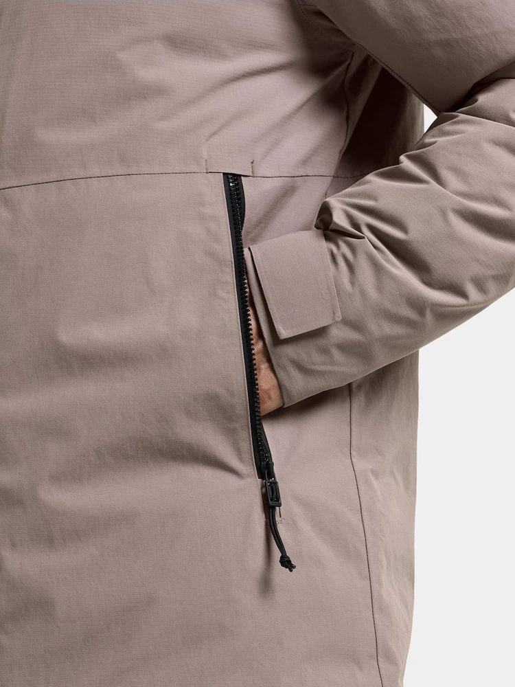 Didriksons vyriška žieminė parka TEMPEST USX PARKA - Ash Brown (Išankstinis užsakymas)
