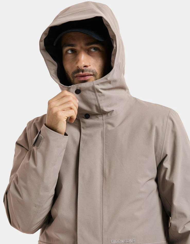 Didriksons vyriška žieminė striukė LIAM USX JKT 2 - Ash Brown (Išankstinis užsakymas)