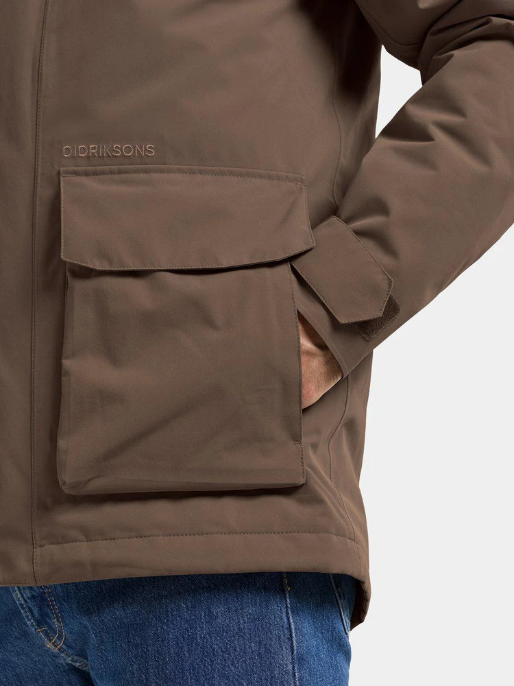 Didriksons vyriška žieminė striukė LIAM USX JKT 2 - Mocha Brown (Išankstinis užsakymas)
