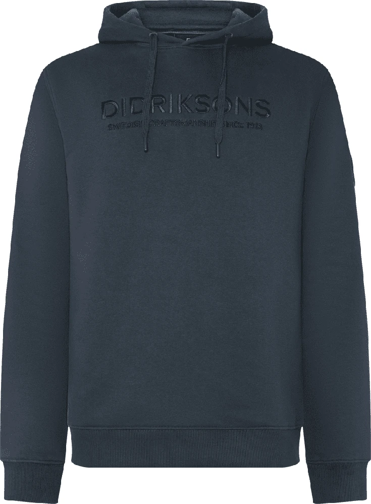 Didriksons vyriškas džemperis su gobtuvu EBBOT USX HOODIE - Navy (Išankstinis užsakymas)