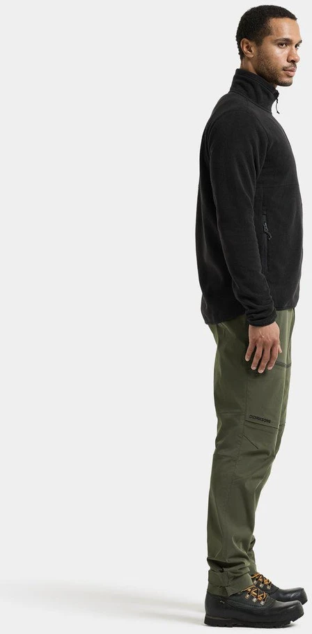 Didriksons vyriškas flisinis džemperis VITO USX FULL-ZIP 2 - Juodas (Išankstinis užsakymas)