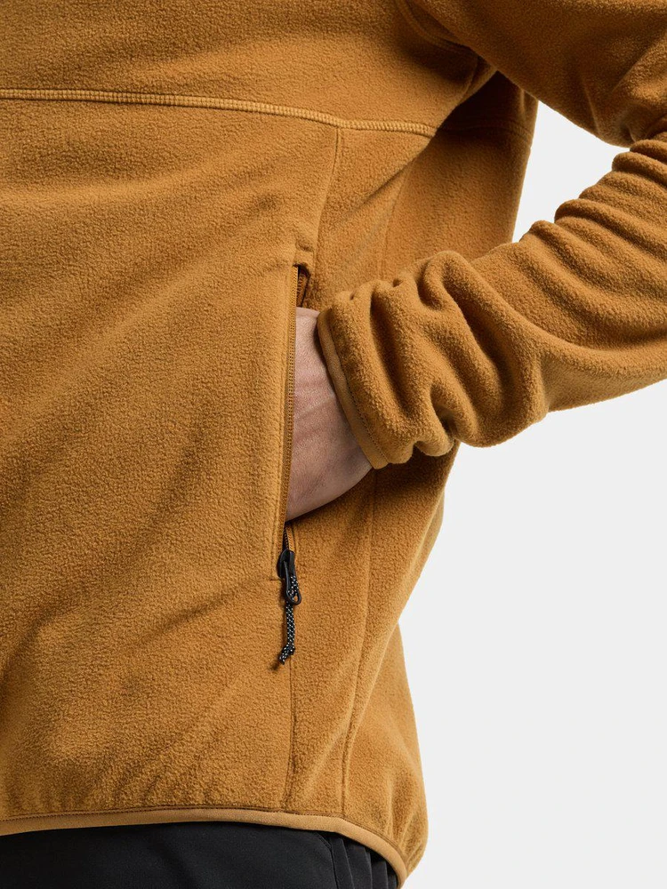 Didriksons vyriškas flisinis džemperis VITO USX FULL-ZIP 2 - Spice Brown (Išankstinis užsakymas)