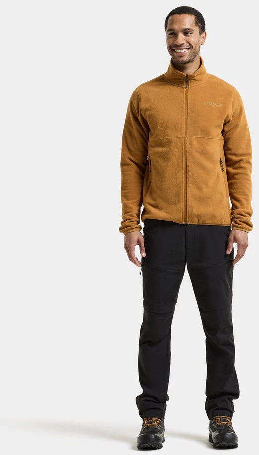 Didriksons vyriškas flisinis džemperis VITO USX FULL-ZIP 2 - Spice Brown (Išankstinis užsakymas)