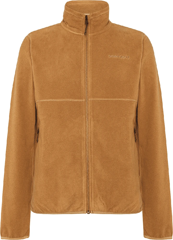 Didriksons vyriškas flisinis džemperis VITO USX FULL-ZIP 2 - Spice Brown (Išankstinis užsakymas)