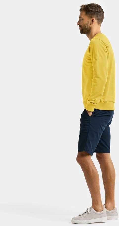 Didriksons vyriškas medvilninis džemperis TORÖ USX SWEATER 2 - Geltona Pollen (Išankstinis užsakymas)