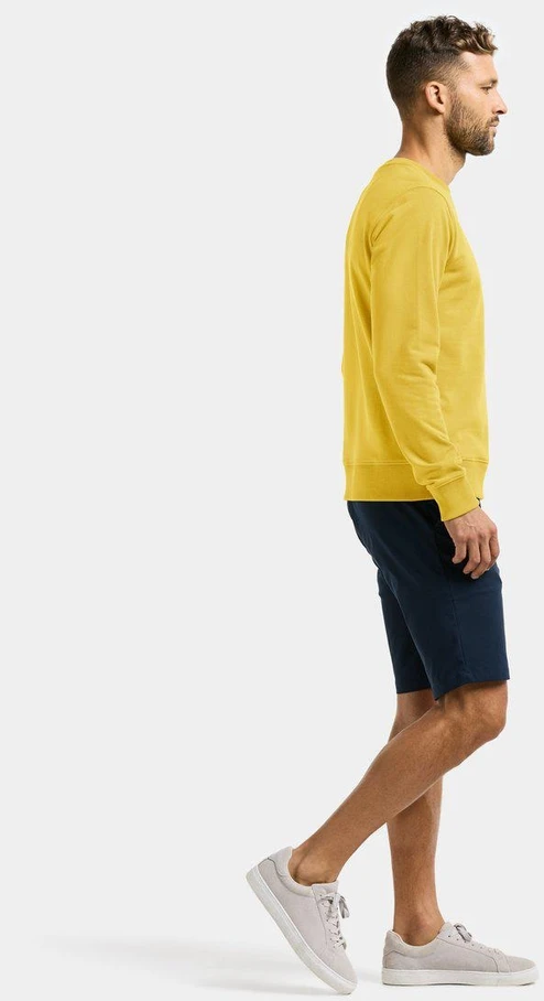 Didriksons vyriškas medvilninis džemperis TORÖ USX SWEATER 2 - Geltona Pollen (Išankstinis užsakymas)
