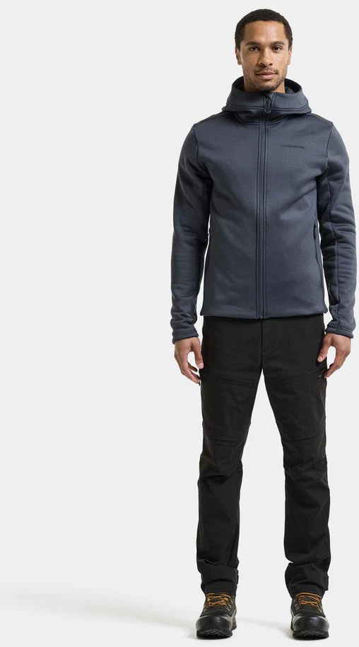 Didriksons vyriškas techninis flisinis džemperis su gobtuvu FIELD USX FULL-ZIP - Sleepy Mėlyna (Išankstinis užsakymas)