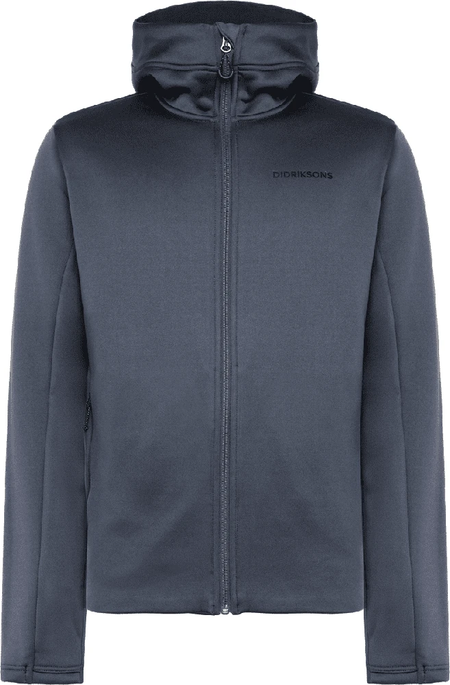 Didriksons vyriškas techninis flisinis džemperis su gobtuvu FIELD USX FULL-ZIP - Sleepy Mėlyna (Išankstinis užsakymas)
