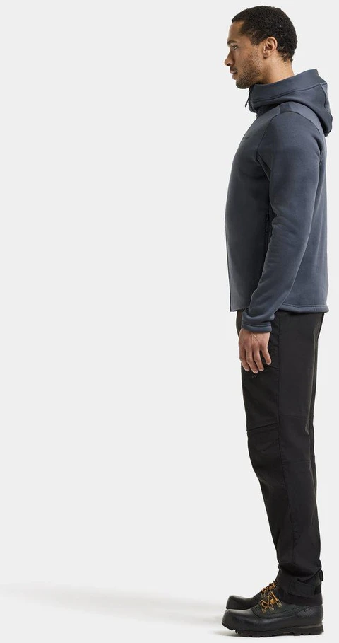 Didriksons vyriškas techninis flisinis džemperis su gobtuvu FIELD USX FULL-ZIP - Sleepy Mėlyna (Išankstinis užsakymas)