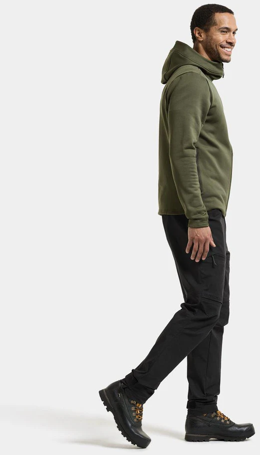 Didriksons vyriškas techninis flisinis džemperis su gobtuvu FIELD USX FULL-ZIP - Deep Žalias (Išankstinis užsakymas)