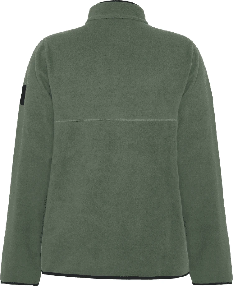 Didriksons vyriškas vėjo nepraleidžiantis flisinis džemperis HANS USX FULL-ZIP - Deep Žalias (Išankstinis užsakymas)