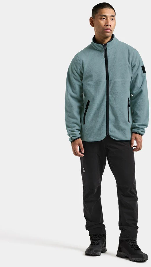 Didriksons vyriškas vėjo nepraleidžiantis flisinis džemperis HANS USX FULL-ZIP - Factory Mėlyna (Išankstinis užsakymas)