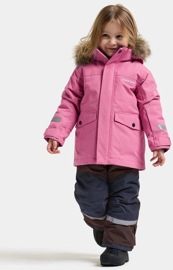 Didriksons žieminė parka BJÄRVEN KIDS PARKA 5 - Heather Rožinė (Išankstinis užsakymas)