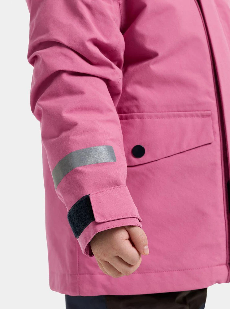 Didriksons žieminė parka BJÄRVEN KIDS PARKA 5 - Heather Rožinė (Išankstinis užsakymas)