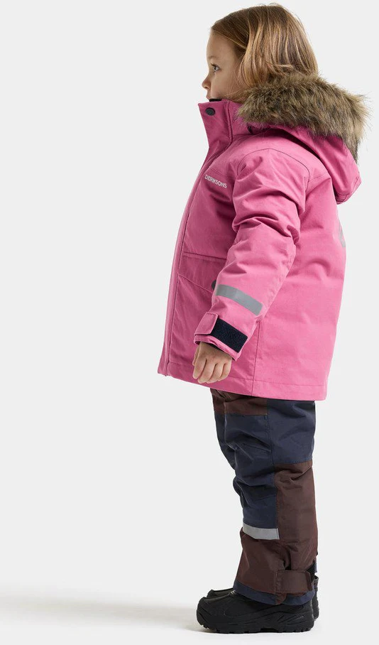 Didriksons žieminė parka BJÄRVEN KIDS PARKA 5 - Heather Rožinė (Išankstinis užsakymas)
