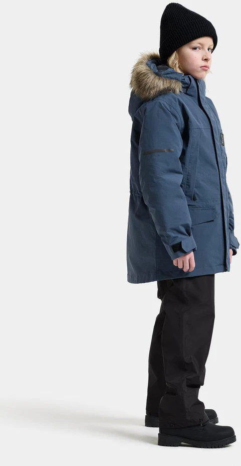 Didriksons žieminė parka SYLVIN KIDS PARKA 2 - Mountain Mėlyna (Išankstinis užsakymas)