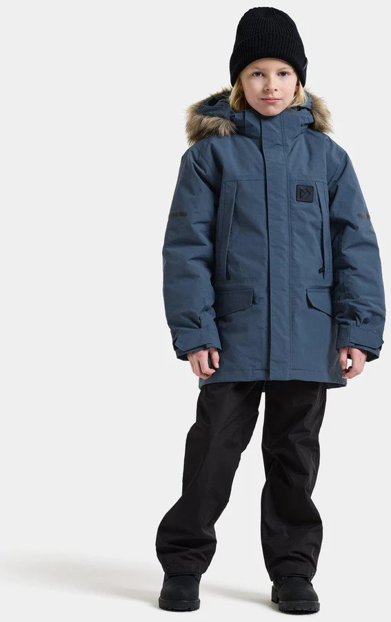 Didriksons žieminė parka SYLVIN KIDS PARKA 2 - Mountain Mėlyna (Išankstinis užsakymas)