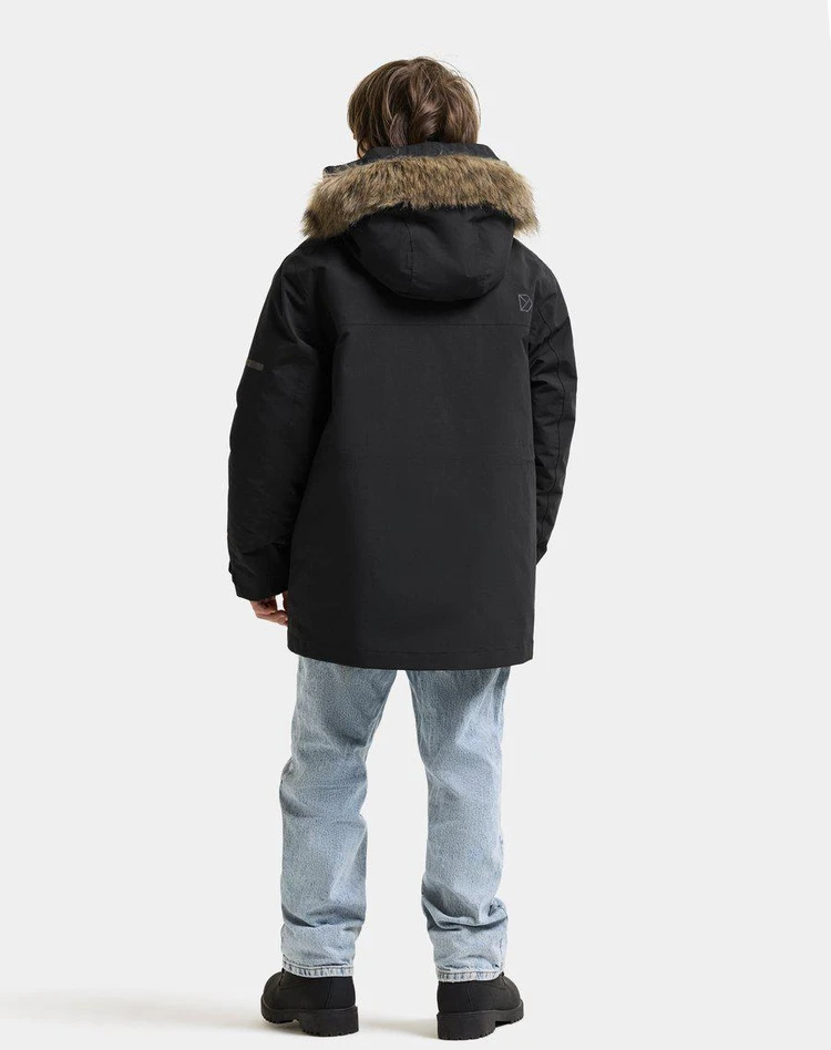 Didriksons žieminė parka SYLVIN KIDS PARKA 2 - Juodas (Išankstinis užsakymas)