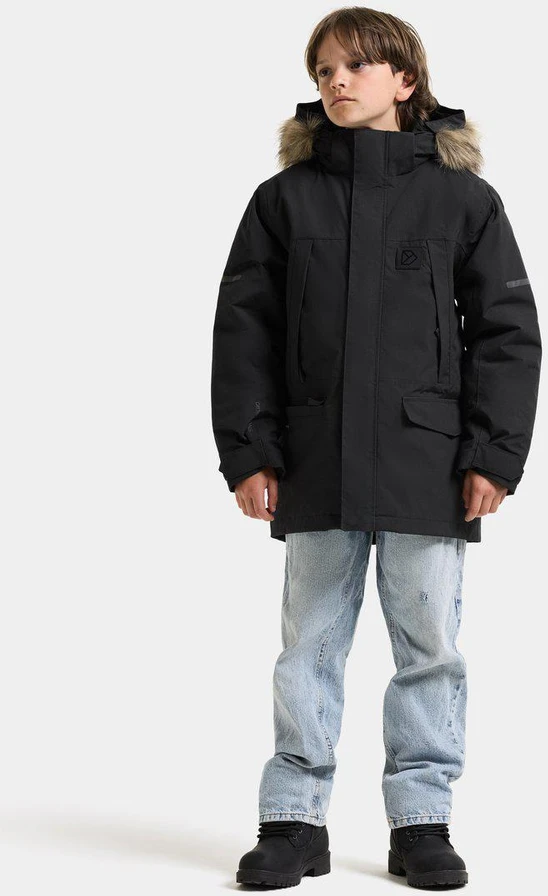 Didriksons žieminė parka SYLVIN KIDS PARKA 2 - Juodas (Išankstinis užsakymas)