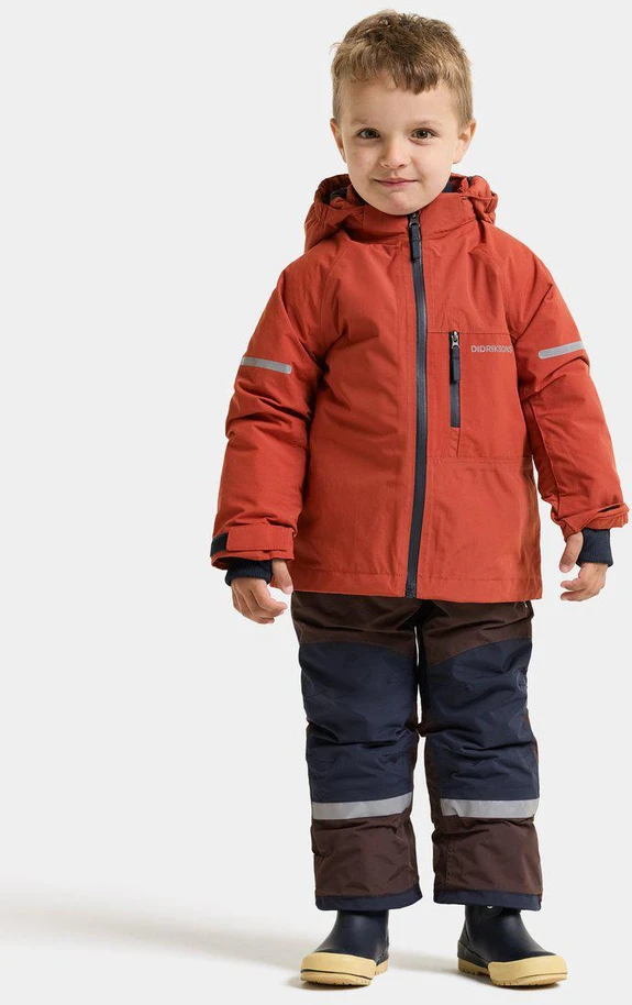 Didriksons žieminė striukė FALKEN KIDS JKT 2 - Rust (Išankstinis užsakymas)