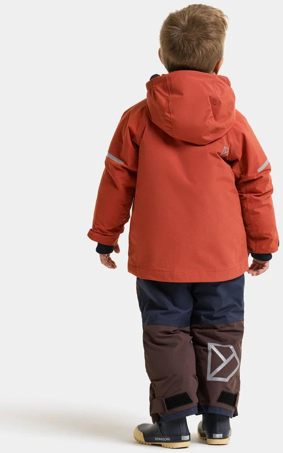 Didriksons žieminė striukė FALKEN KIDS JKT 2 - Rust (Išankstinis užsakymas)