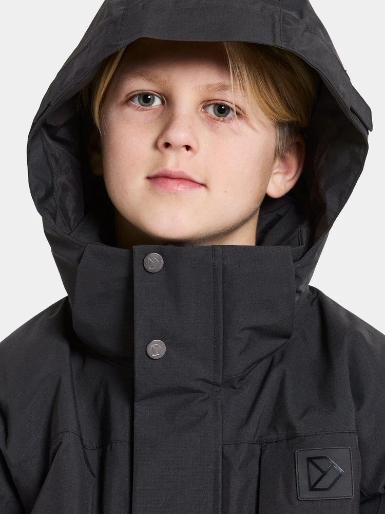 Didriksons žieminė striukė GABBRO KIDS JKT 2 - Juodas (Išankstinis užsakymas)